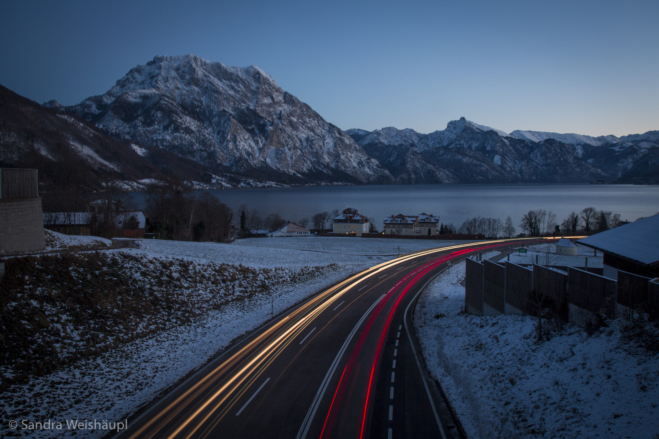 Gmunden in der blauen Stunde