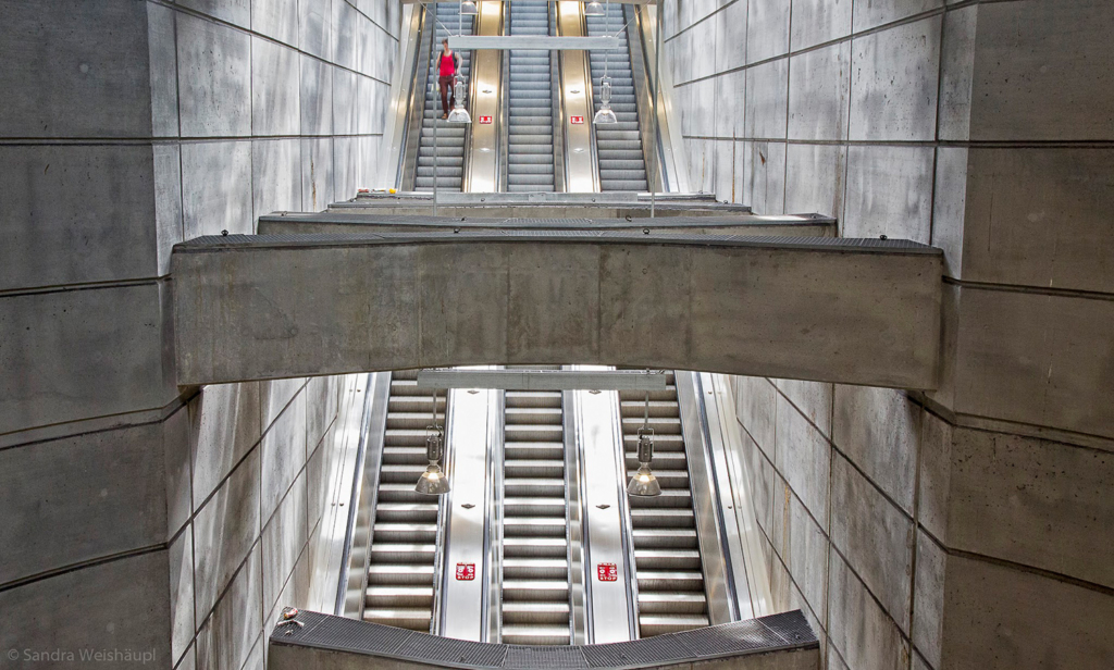 Architekturfotografie U-Bahn Station