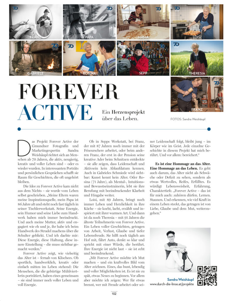 Pressebericht Projekt Forever Active