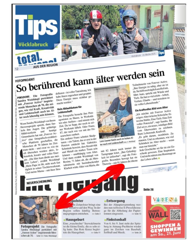 Pressebericht Forever Active Tips Vöcklabruck