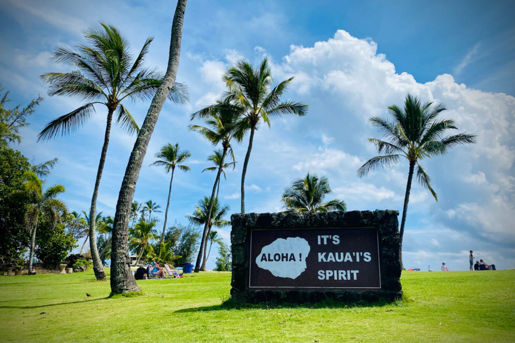 Schild Kauai