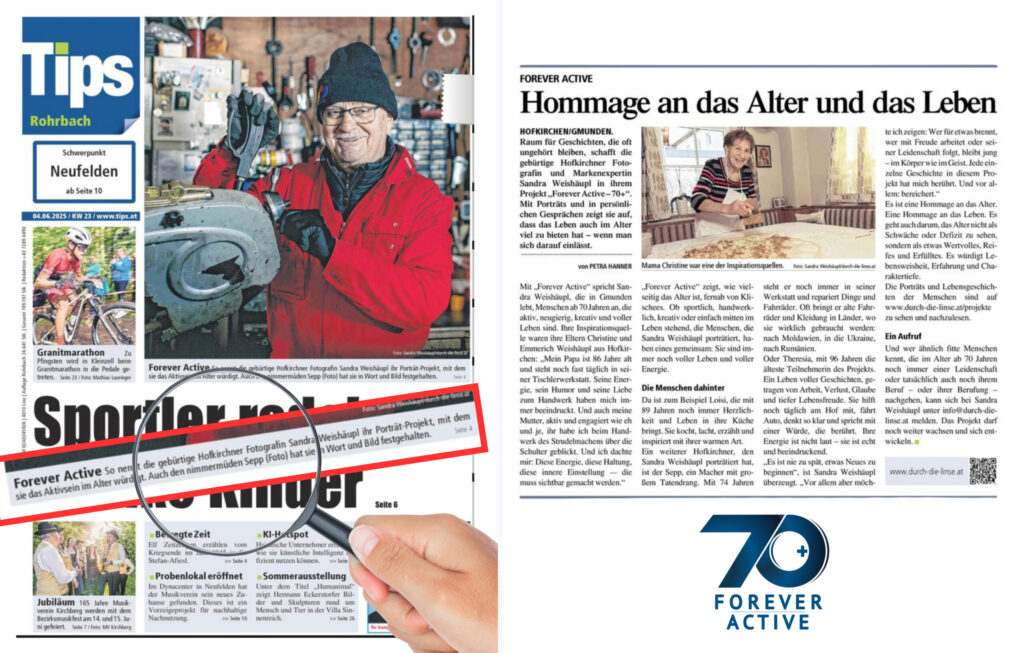 Pressebericht Projekt Forever Active Tips Rohrbach