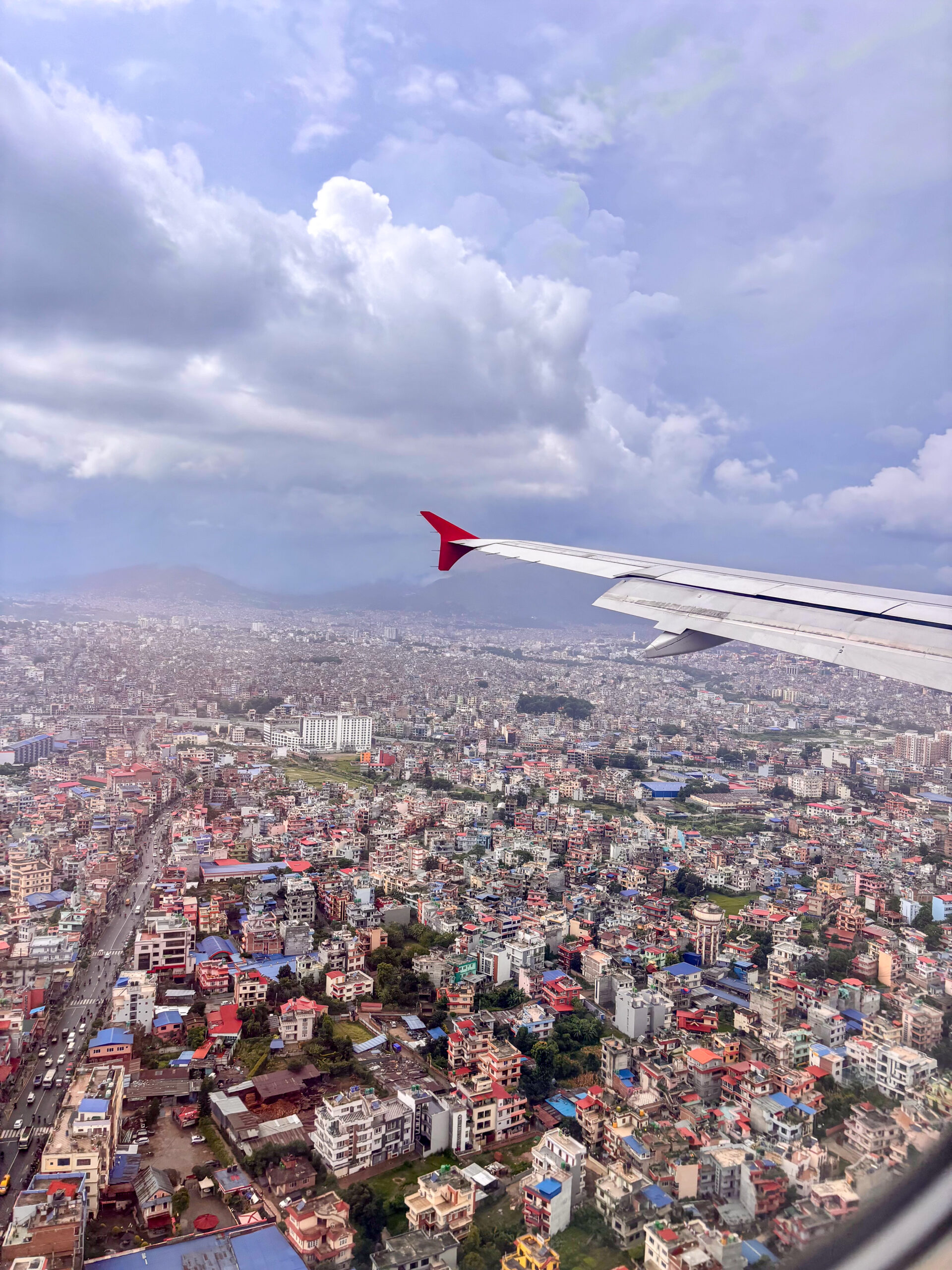 Anflug nach Kathmandu